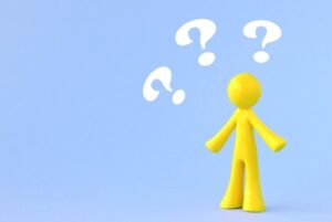 クエスチョンマークを浮かべる人のアイコン